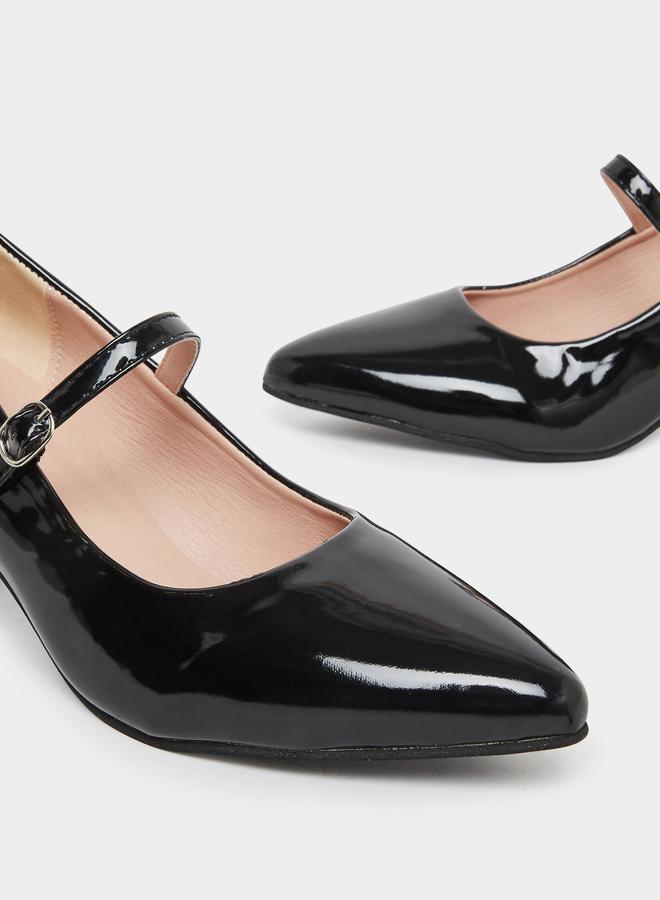 Take Two Women Black Patent Leather Mary Jane Shoes - Image 3